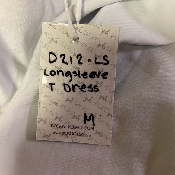 Wukogals LONG SLEEVE T DRESS - Picture 8 of 8